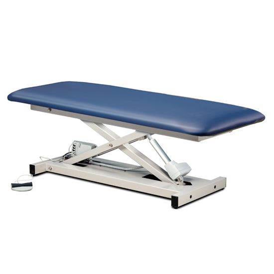 Clinton Industries - 80199 Power Hi-Lo Exam Table. Open Base w/ Flat Top. 600 lbs Capacity, Bariatric. 30"W - Clinton Industries product image