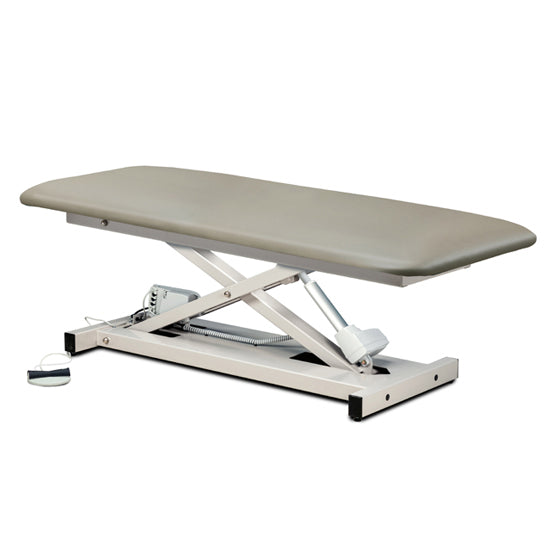 Clinton Industries - 80199 Power Hi-Lo Exam Table. Open Base w/ Flat Top. 600 lbs Capacity, Bariatric. 30"W - Clinton Industries product image