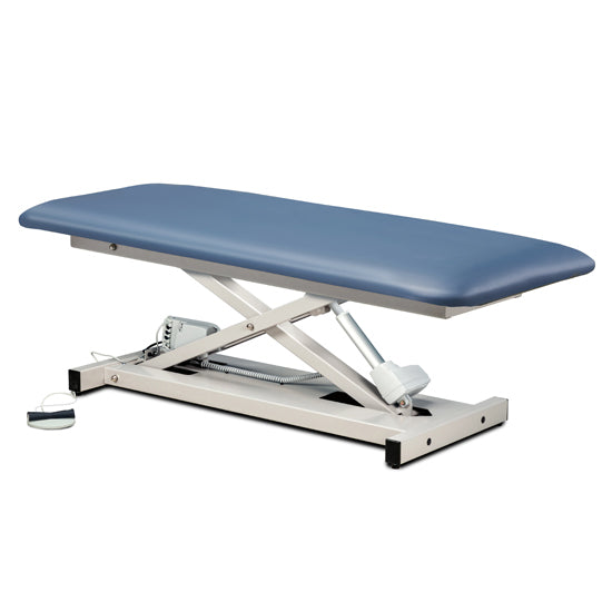 Clinton Industries - 80199 Power Hi-Lo Exam Table. Open Base w/ Flat Top. 600 lbs Capacity, Bariatric. 30"W - Clinton Industries product image