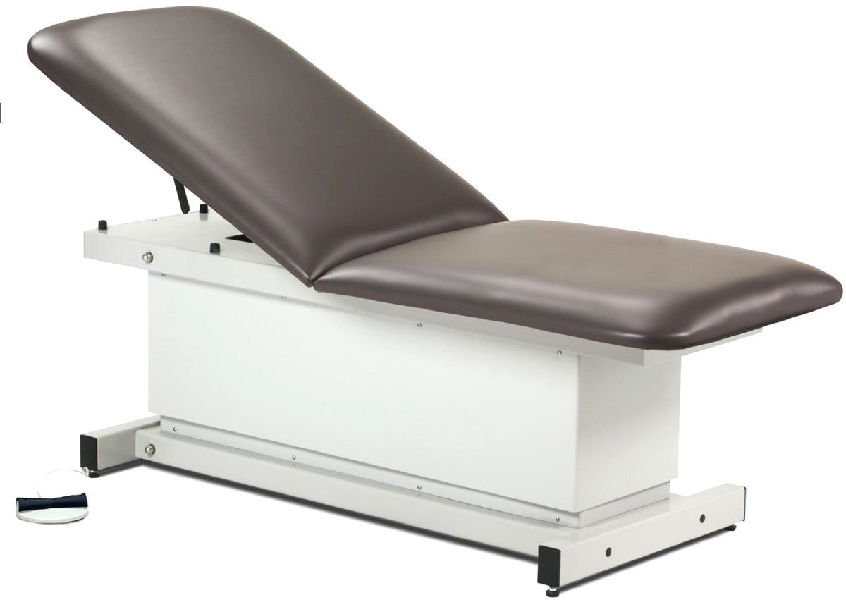 Clinton Industries - 81200 Power Hi-Lo Exam Table. Shrouded Base w/ Adjustable Back. 500 lbs Capacity. 27"W - product image 1