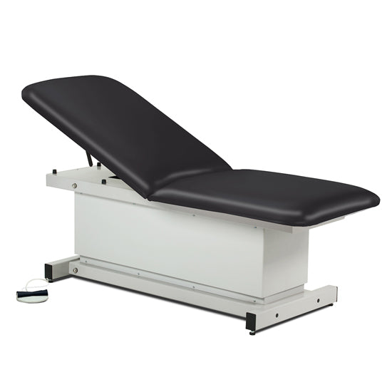 Clinton Industries - 81299 Power Hi-Lo Exam Table. Shrouded Base w/ Adjustable Back. 600lbs Capacity, Bariatric. 30"W - Clinton Industries product image