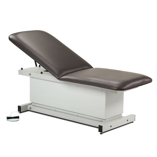 Clinton Industries - 81299 Power Hi-Lo Exam Table. Shrouded Base w/ Adjustable Back. 600lbs Capacity, Bariatric. 30"W - Clinton Industries product image