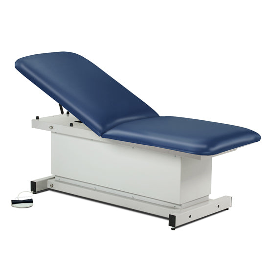 Clinton Industries - 81299 Power Hi-Lo Exam Table. Shrouded Base w/ Adjustable Back. 600lbs Capacity, Bariatric. 30"W - Clinton Industries product image
