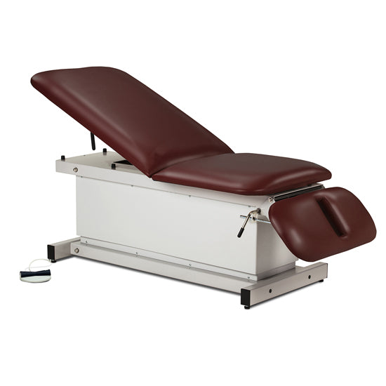 Clinton Industries - 81330 Power Hi-Lo Exam Table w/ Adjustable Back & Drop Section, Shrouded Base. 500 lbs Capacity. 76"L x 27"W - Clinton Industries product image