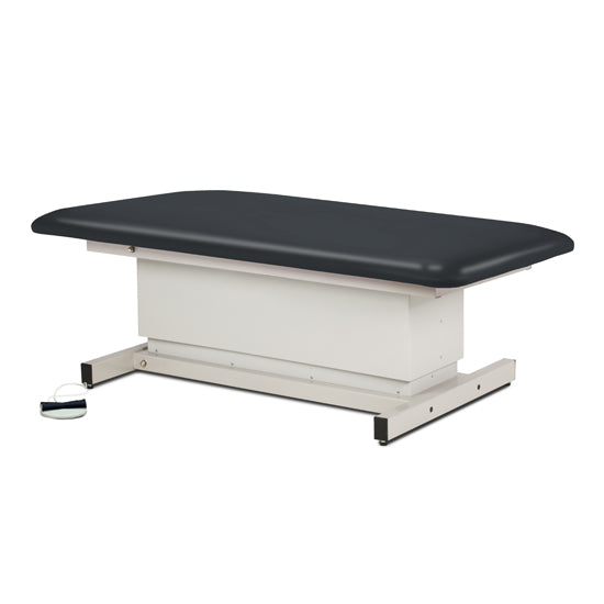 Clinton Industries - 84108-34 Power Hi-Lo Exam Table. Shrouded Base w/ Flat Top. 600lbs Capacity, Bariatric. 34"W - Clinton Industries product image