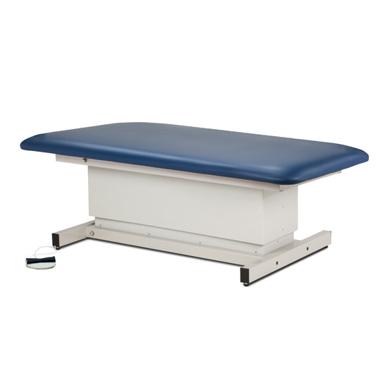 Clinton Industries - 84108-34 Power Hi-Lo Exam Table. Shrouded Base w/ Flat Top. 600lbs Capacity, Bariatric. 34"W - Clinton Industries product image