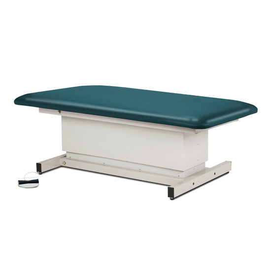 Clinton Industries - 84108-34 Power Hi-Lo Exam Table. Shrouded Base w/ Flat Top. 600lbs Capacity, Bariatric. 34"W - Clinton Industries product image