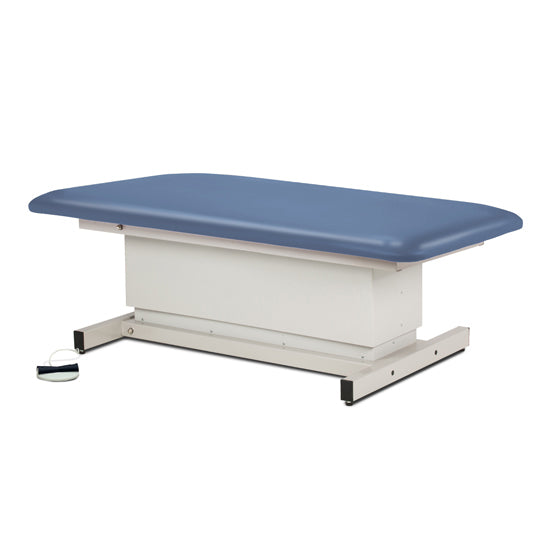Clinton Industries - 84108-34 Power Hi-Lo Exam Table. Shrouded Base w/ Flat Top. 600lbs Capacity, Bariatric. 34"W - Clinton Industries product image