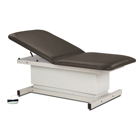 Clinton Industries - 84208-40 Power Hi-Lo Exam Table. Shrouded Base w/ Adjustable Back. 600lbs Capacity, Bariatric. 40"W - Clinton Industries product image