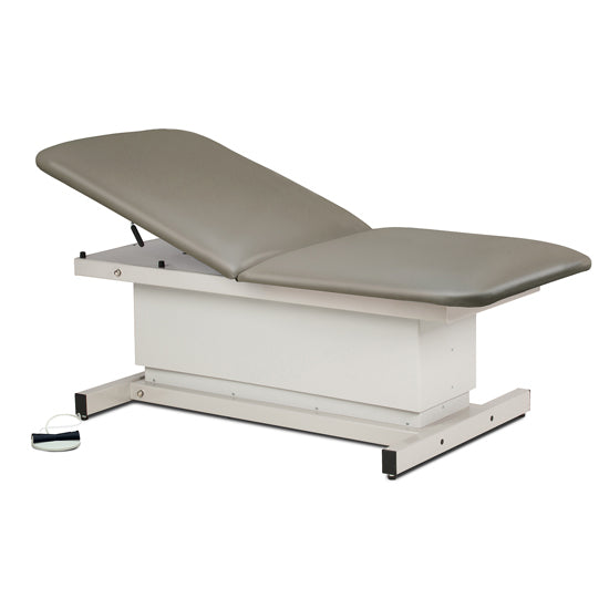 Clinton Industries - 84208-40 Power Hi-Lo Exam Table. Shrouded Base w/ Adjustable Back. 600lbs Capacity, Bariatric. 40"W - Clinton Industries product image