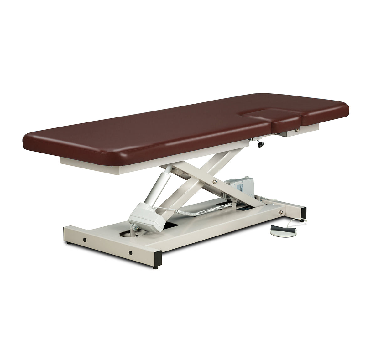 Clinton Industries - 85100 Power Hi-Lo Imaging Table. Open Base w/ Flat Top & Drop-Window - Clinton Industries product image