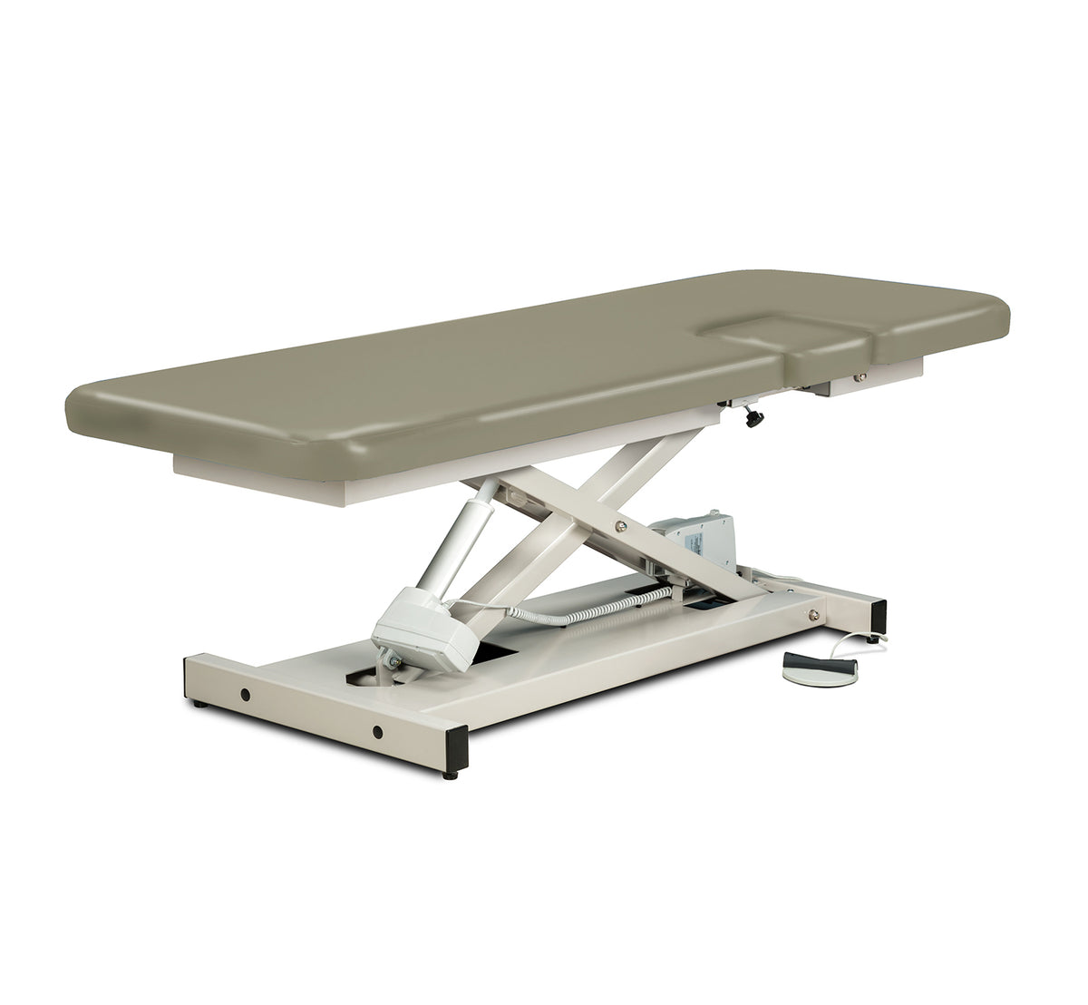 Clinton Industries - 85100 Power Hi-Lo Imaging Table. Open Base w/ Flat Top & Drop-Window - Clinton Industries product image