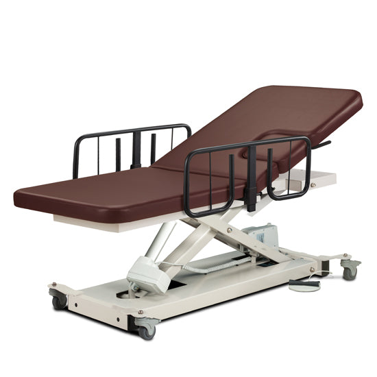 Clinton Industries - 85200 Power Hi-Lo Imaging Table. Open Base w/ Adjustable Back & Drop-Window - Clinton Industries product image