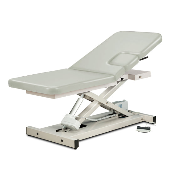 Clinton Industries - 85200 Power Hi-Lo Imaging Table. Open Base w/ Adjustable Back & Drop-Window - Clinton Industries product image