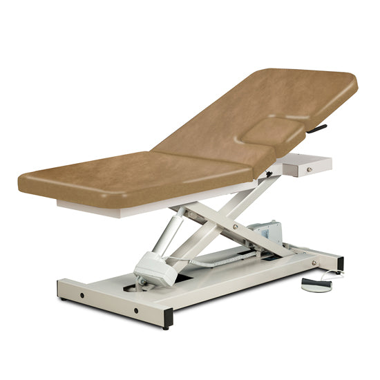 Clinton Industries - 85200 Power Hi-Lo Imaging Table. Open Base w/ Adjustable Back & Drop-Window - Clinton Industries product image