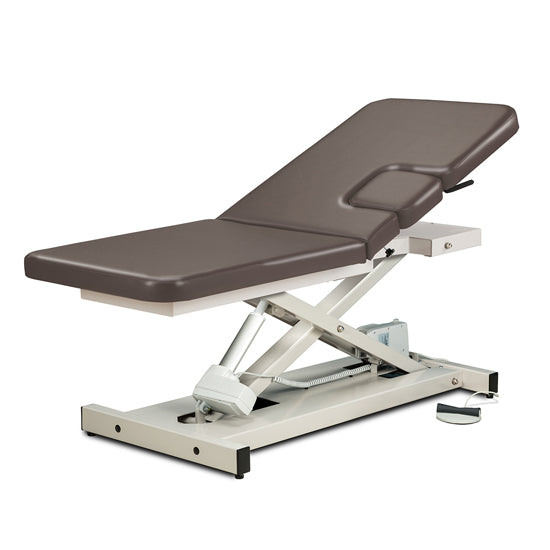 Clinton Industries - 85200 Power Hi-Lo Imaging Table. Open Base w/ Adjustable Back & Drop-Window - Clinton Industries product image