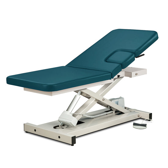 Clinton Industries - 85200 Power Hi-Lo Imaging Table. Open Base w/ Adjustable Back & Drop-Window - Clinton Industries product image