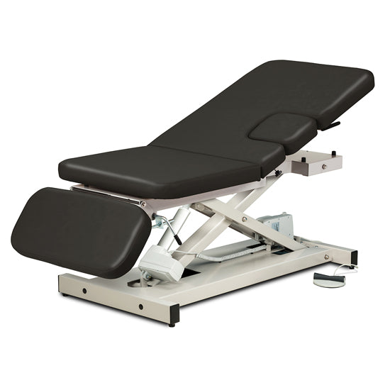 Clinton Industries - 85300 Power Hi-Lo Imaging Table. Open Base w/ Adjustable Back, Drop-Window & Drop Section. 500lbs Capacity Bariatric - Clinton Industries product image