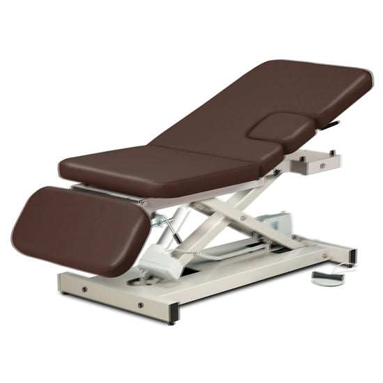 Clinton Industries - 85300 Power Hi-Lo Imaging Table. Open Base w/ Adjustable Back, Drop-Window & Drop Section. 500lbs Capacity Bariatric - Clinton Industries product image