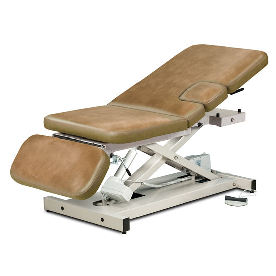Clinton Industries - 85300 Power Hi-Lo Imaging Table. Open Base w/ Adjustable Back, Drop-Window & Drop Section. 500lbs Capacity Bariatric - Clinton Industries product image