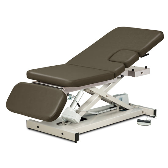 Clinton Industries - 85300 Power Hi-Lo Imaging Table. Open Base w/ Adjustable Back, Drop-Window & Drop Section. 500lbs Capacity Bariatric - Clinton Industries product image