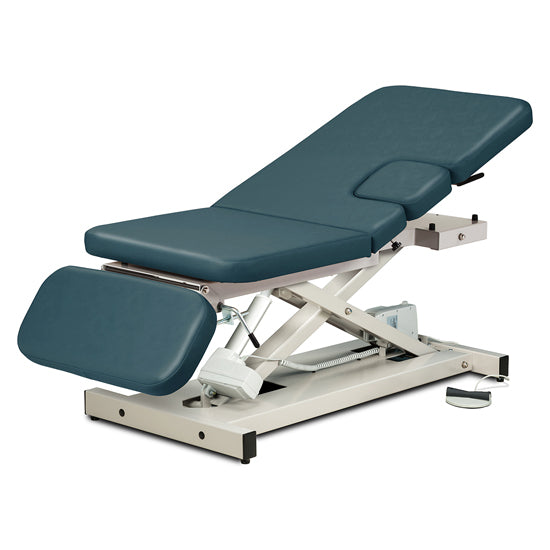 Clinton Industries - 85300 Power Hi-Lo Imaging Table. Open Base w/ Adjustable Back, Drop-Window & Drop Section. 500lbs Capacity Bariatric - Clinton Industries product image