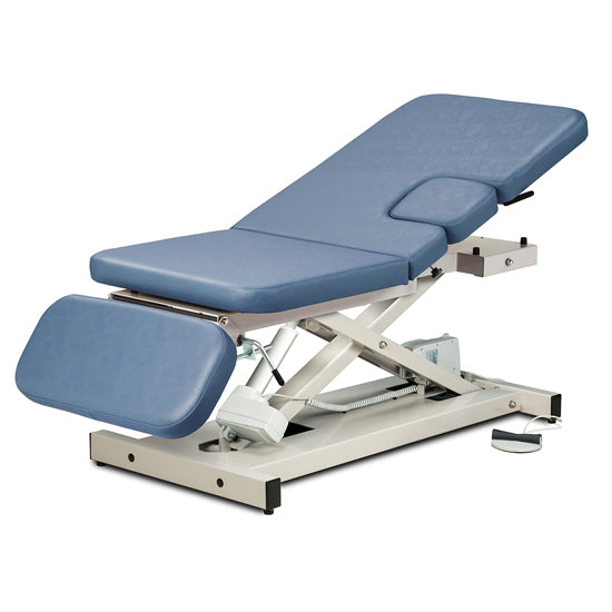 Clinton Industries - 85300 Power Hi-Lo Imaging Table. Open Base w/ Adjustable Back, Drop-Window & Drop Section. 500lbs Capacity Bariatric - Clinton Industries product image