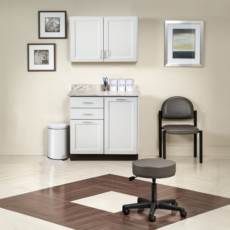 Clinton Industries - 8636-MW Furniture Package with 36"W Base & Wall Cabinets. Fashion Finish Ready Room My Way - Clinton Industries product image