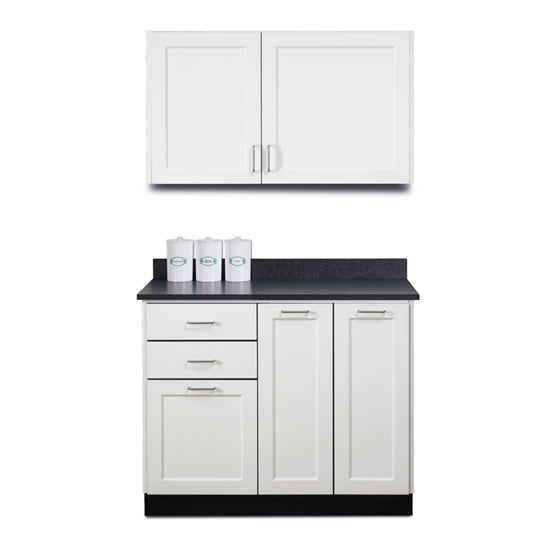 Clinton Industries - 8642-MW Furniture Package with 42"W Base & Wall Cabinets. Fashion Finish Ready Room My Way - Clinton Industries product image