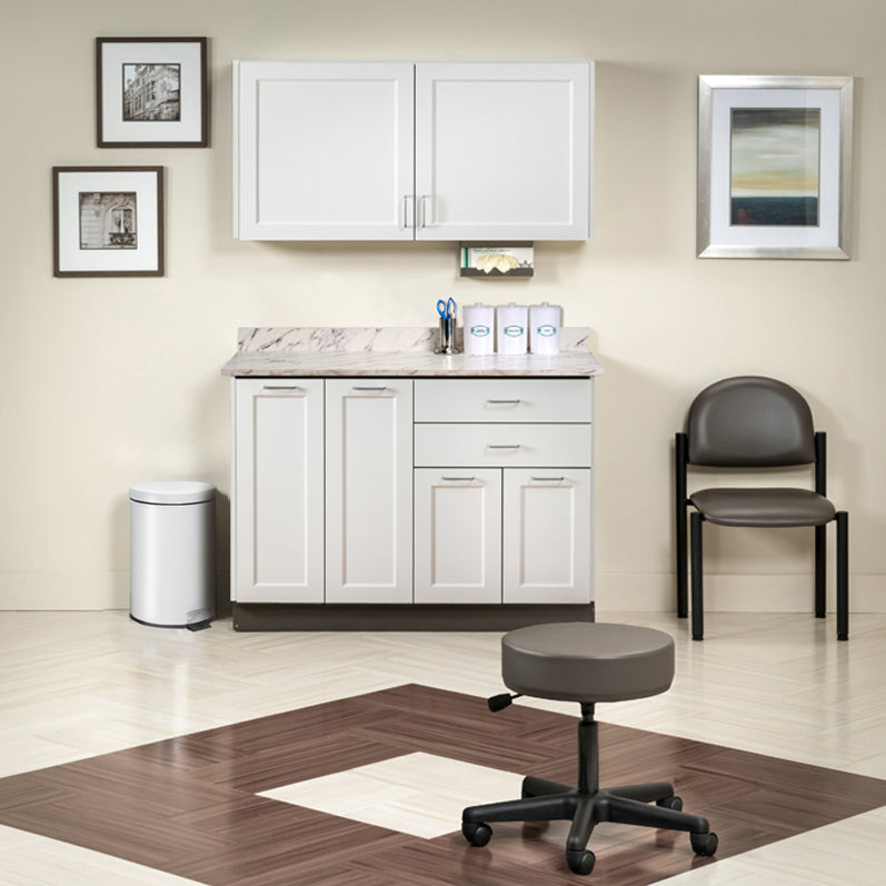 Clinton Industries - 8648-MW Furniture Package with 48"W Base & Wall Cabinets. Fashion Finish Ready Room My Way - Clinton Industries product image