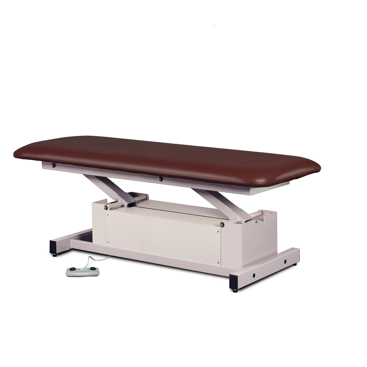 Clinton Industries - 87100 Power Glide Hi-Lo Exam Table w/ Flat Top & Shrouded Base - Clinton Industries product image