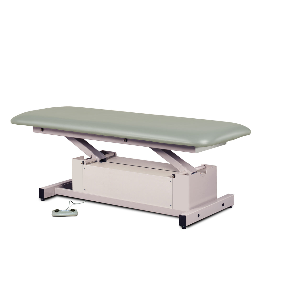 Clinton Industries - 87100 Power Glide Hi-Lo Exam Table w/ Flat Top & Shrouded Base - Clinton Industries product image