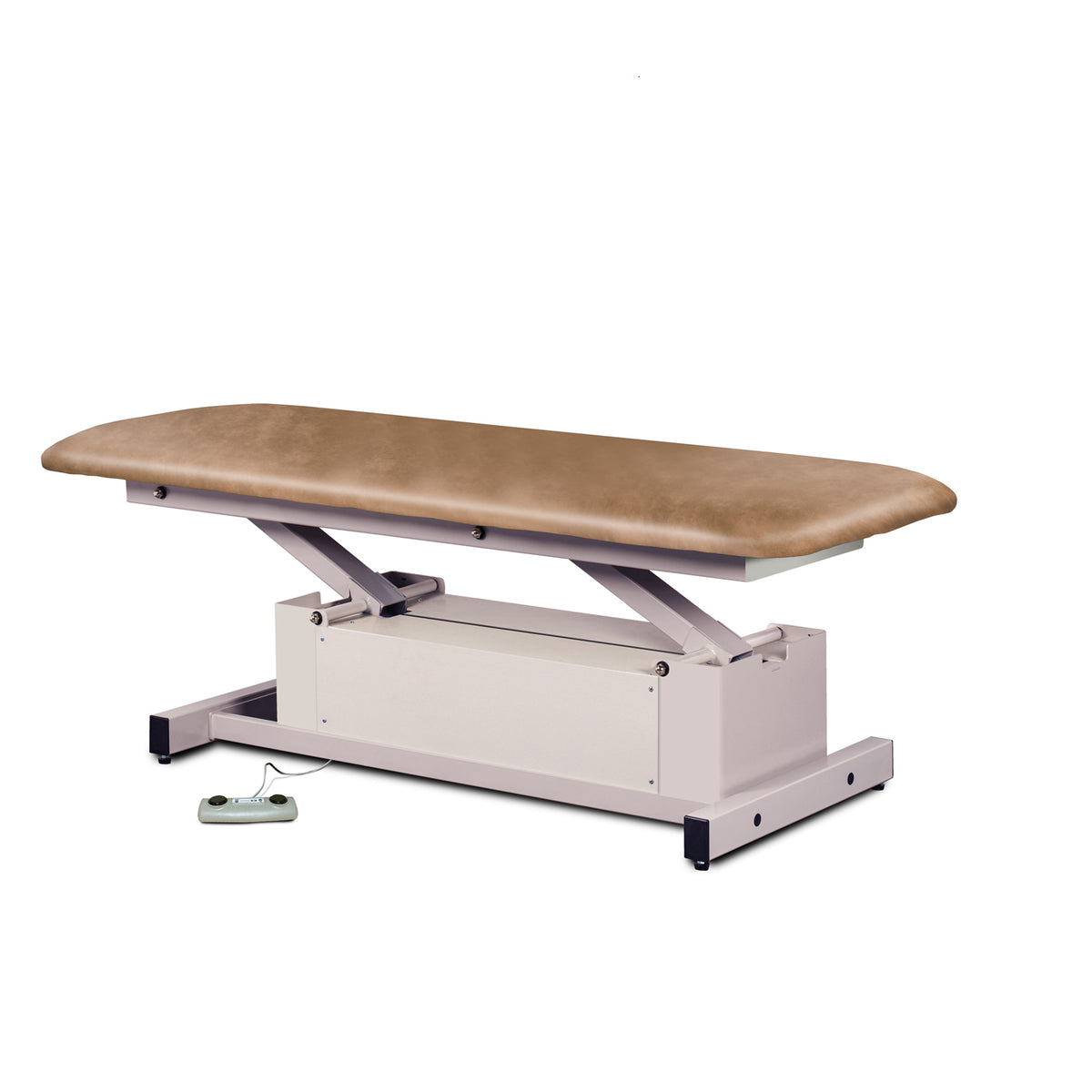 Clinton Industries - 87100 Power Glide Hi-Lo Exam Table w/ Flat Top & Shrouded Base - Clinton Industries product image