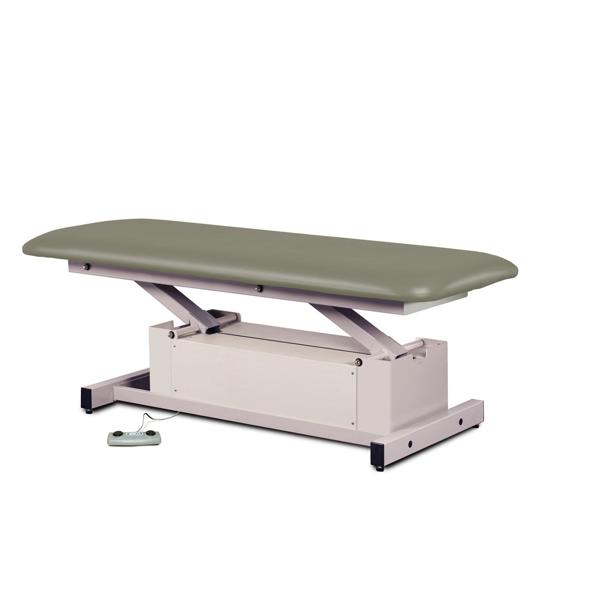 Clinton Industries - 87100 Power Glide Hi-Lo Exam Table w/ Flat Top & Shrouded Base - Clinton Industries product image