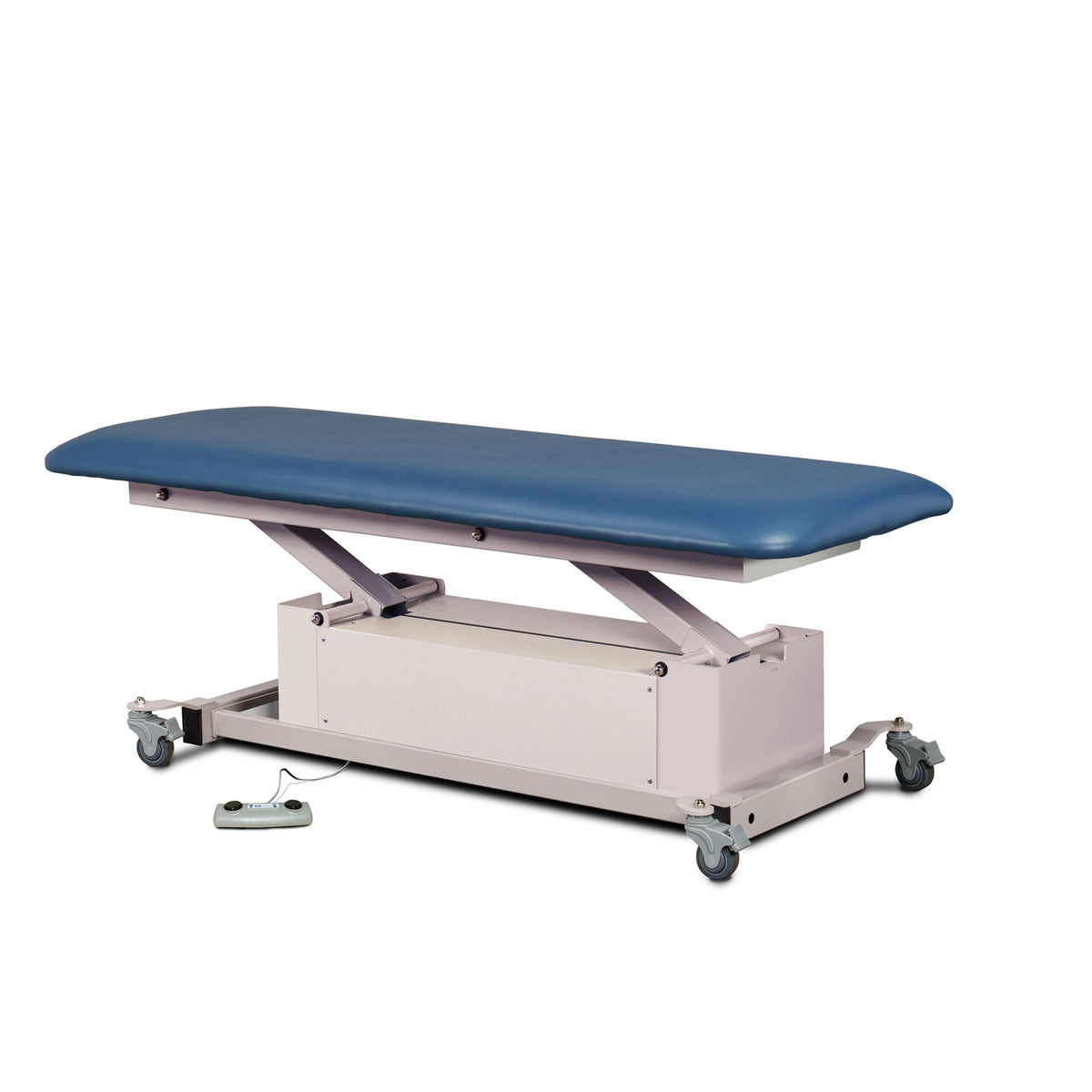 Clinton Industries - 87100 Power Glide Hi-Lo Exam Table w/ Flat Top & Shrouded Base - Clinton Industries product image
