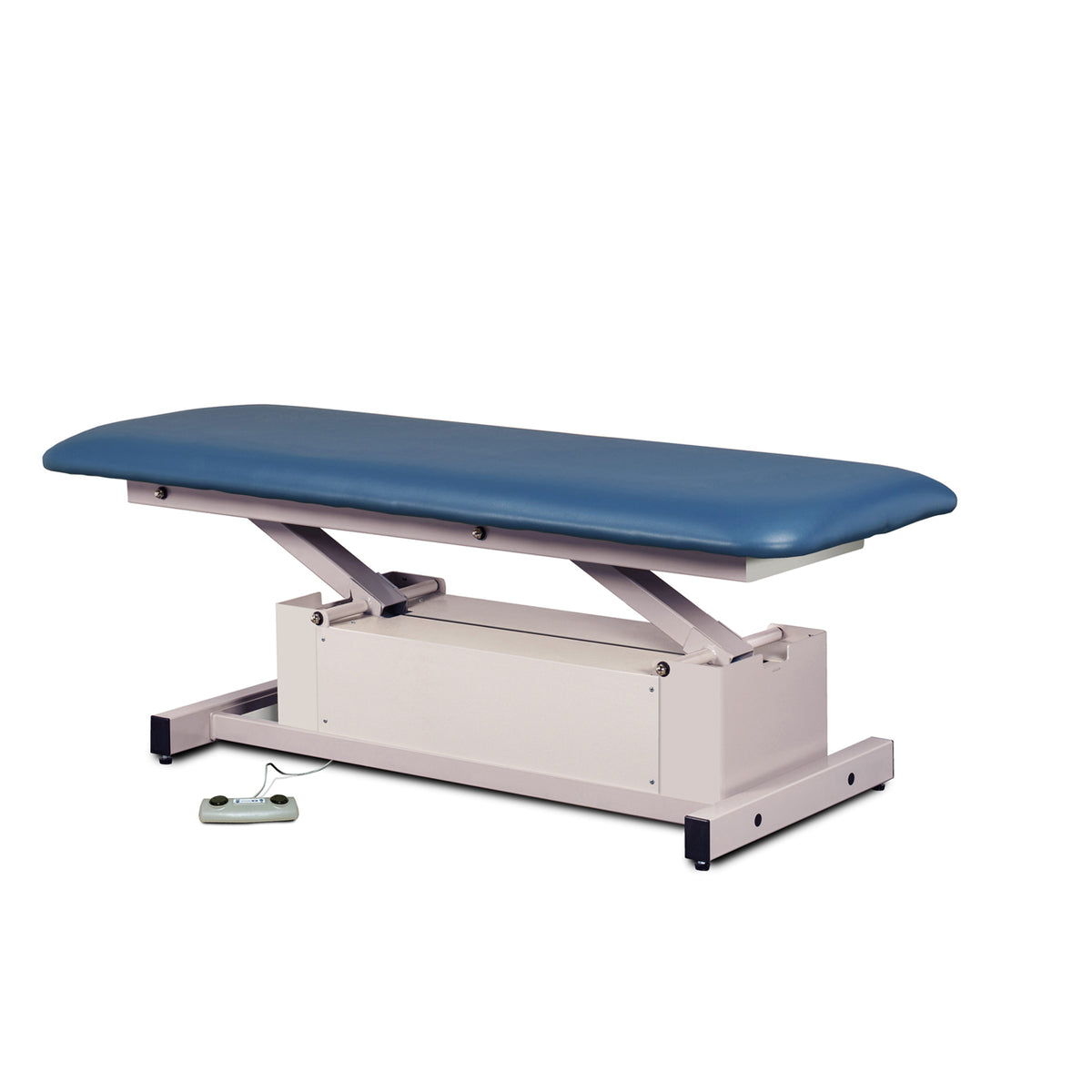 Clinton Industries - 87100 Power Glide Hi-Lo Exam Table w/ Flat Top & Shrouded Base - Clinton Industries product image