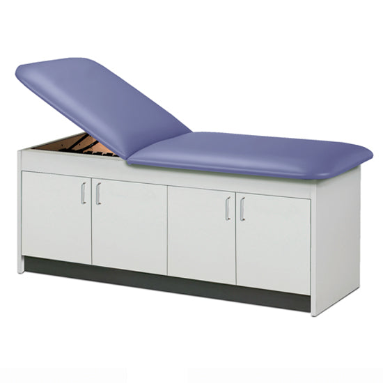 Clinton Industries - 9074-27 Cabinet Treatment Table w/ Adjustable Back & Four Doors. 425lbs Capacity. 27"W - Clinton Industries product image