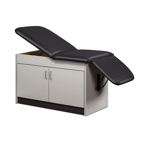 Clinton Industries - 91002 Cabinet Exam Table w/ Adjustable Back & Drop Section. Space Saver - Clinton Industries product image
