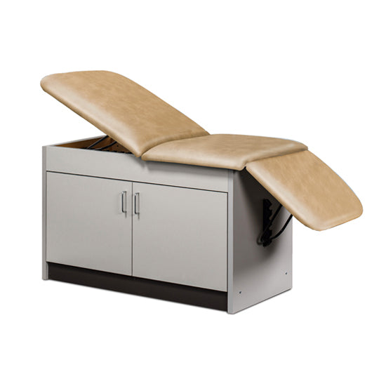 Clinton Industries - 91002 Cabinet Exam Table w/ Adjustable Back & Drop Section. Space Saver - Clinton Industries product image