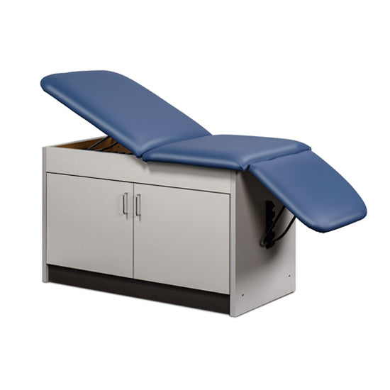 Clinton Industries - 91002 Cabinet Exam Table w/ Adjustable Back & Drop Section. Space Saver - Clinton Industries product image