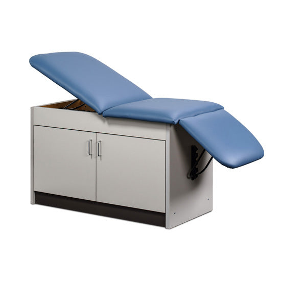 Clinton Industries - 91002 Cabinet Exam Table w/ Adjustable Back & Drop Section. Space Saver - Clinton Industries product image