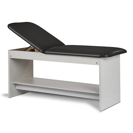 Clinton Industries - 91020-30 Treatment Table w/ Shelf & Adjustable Back. 30"W. Panel Leg - Clinton Industries product image