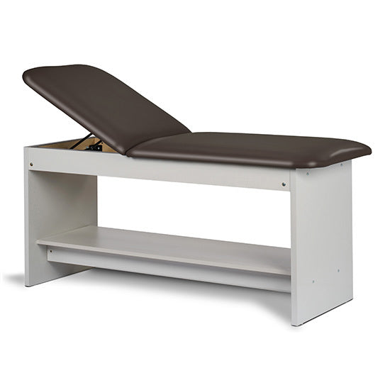 Clinton Industries - 91020-30 Treatment Table w/ Shelf & Adjustable Back. 30"W. Panel Leg - Clinton Industries product image