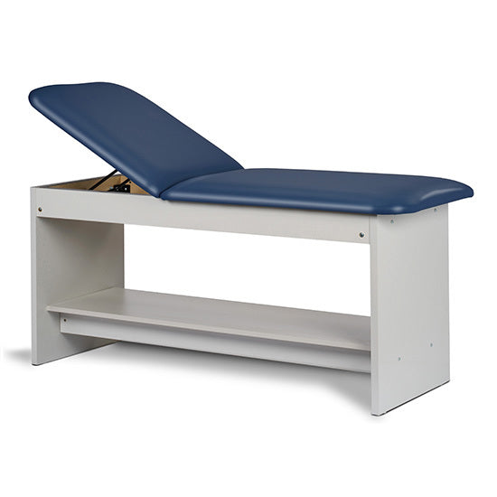 Clinton Industries - 91020-27 Treatment Table w/ Shelf & Adjustable Back. 27"W. Panel Leg - Clinton Industries product image