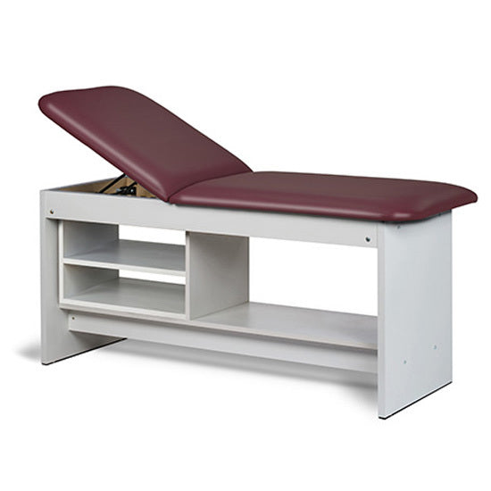 Clinton Industries - 91030-30 Treatment Table w/ Shelving & Adjustable Back. Panel Leg. 30" Wide - Clinton Industries product image