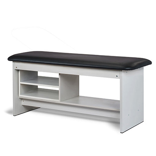 Clinton Industries - 91030-30 Treatment Table w/ Shelving & Adjustable Back. Panel Leg. 30" Wide - Clinton Industries product image
