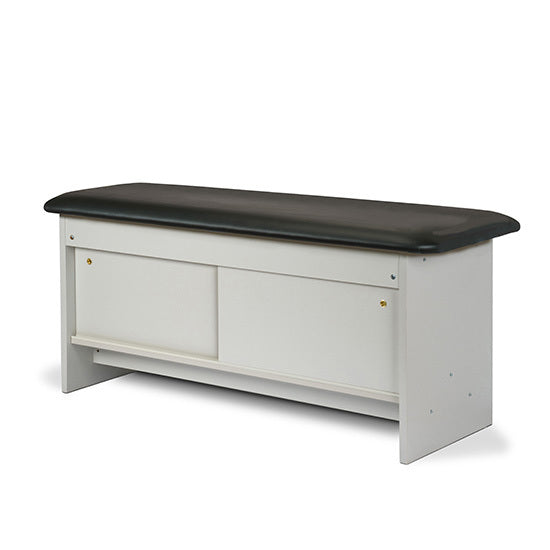 Clinton Industries - 91040-30 Cabinet Treatment Table w/ Adjustable Backrest, Sliding Doors & Pull-out Leg Rest. Panel Leg. 72"L x 30"W - Clinton Industries product image