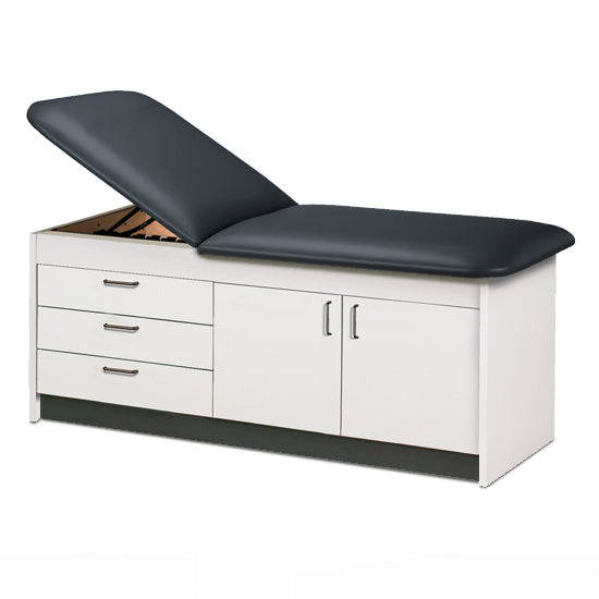 Clinton Industries - 9105-30 Cabinet Treatment Table w/ Adjustable Back, 2 Doors & 3 Drawers - Clinton Industries product image