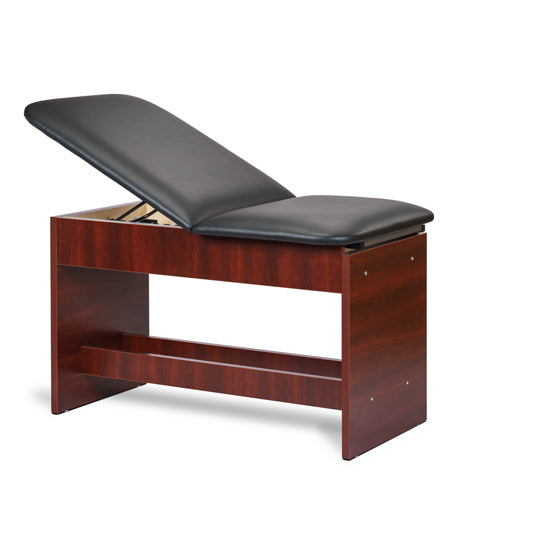 Clinton Industries - 91100 Space Saver Exam Table. Panel Leg w/ Adjustable Back & Pull-Out Leg Rest - Clinton Industries product image