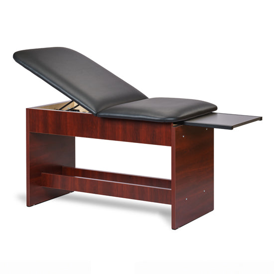 Clinton Industries - 91100 Space Saver Exam Table. Panel Leg w/ Adjustable Back & Pull-Out Leg Rest - Clinton Industries product image